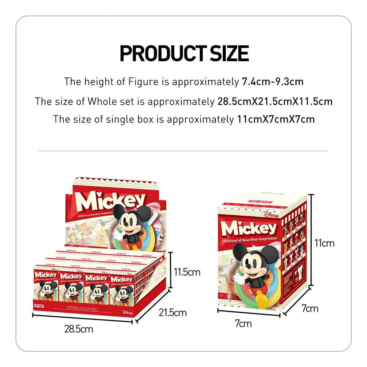 POP-MART Disney Mickey Childhood Of Boundless Imagination Series Assortment Box (12 BOX RANDOM)