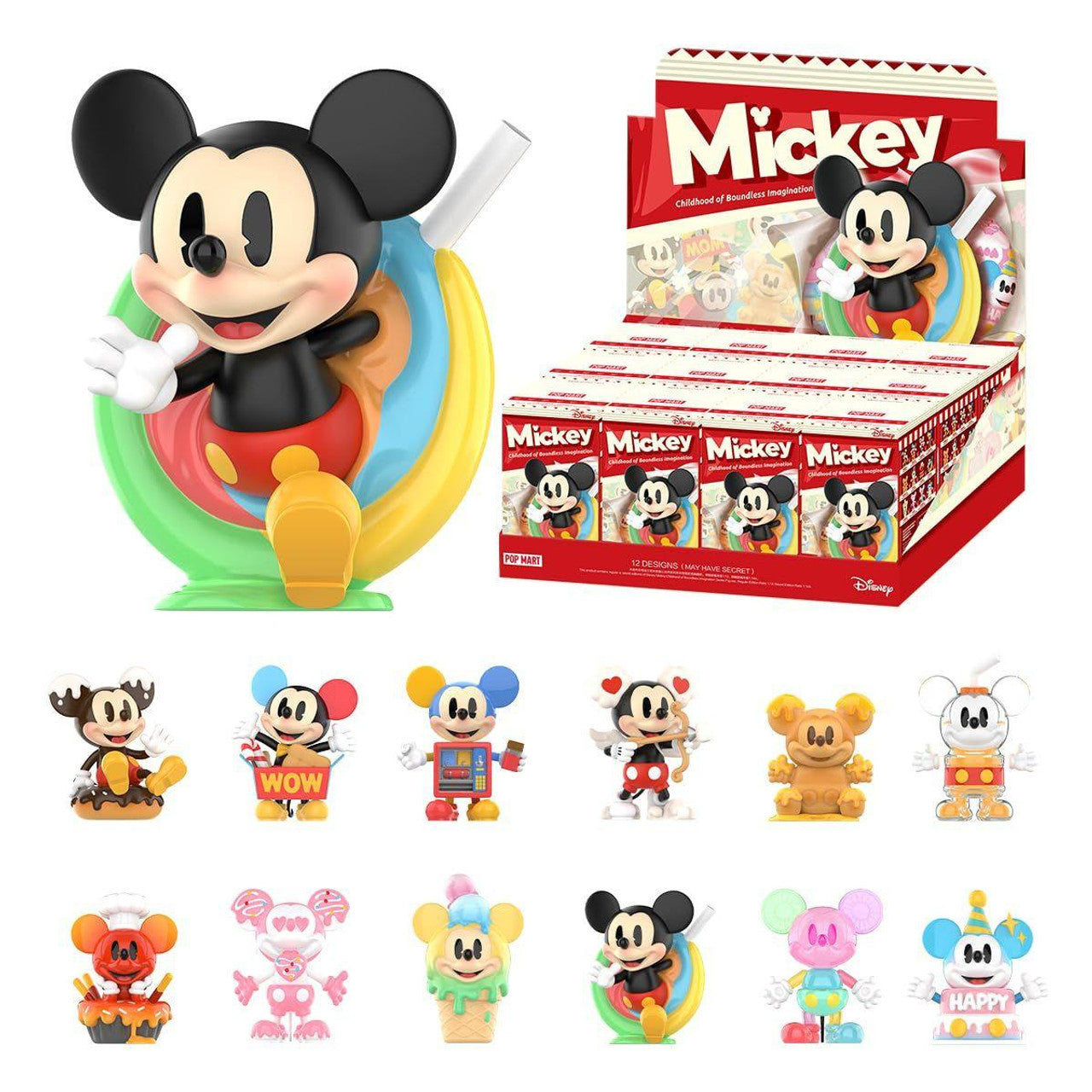 POP-MART Disney Mickey Childhood Of Boundless Imagination Series Assortment Box (12 BOX RANDOM)